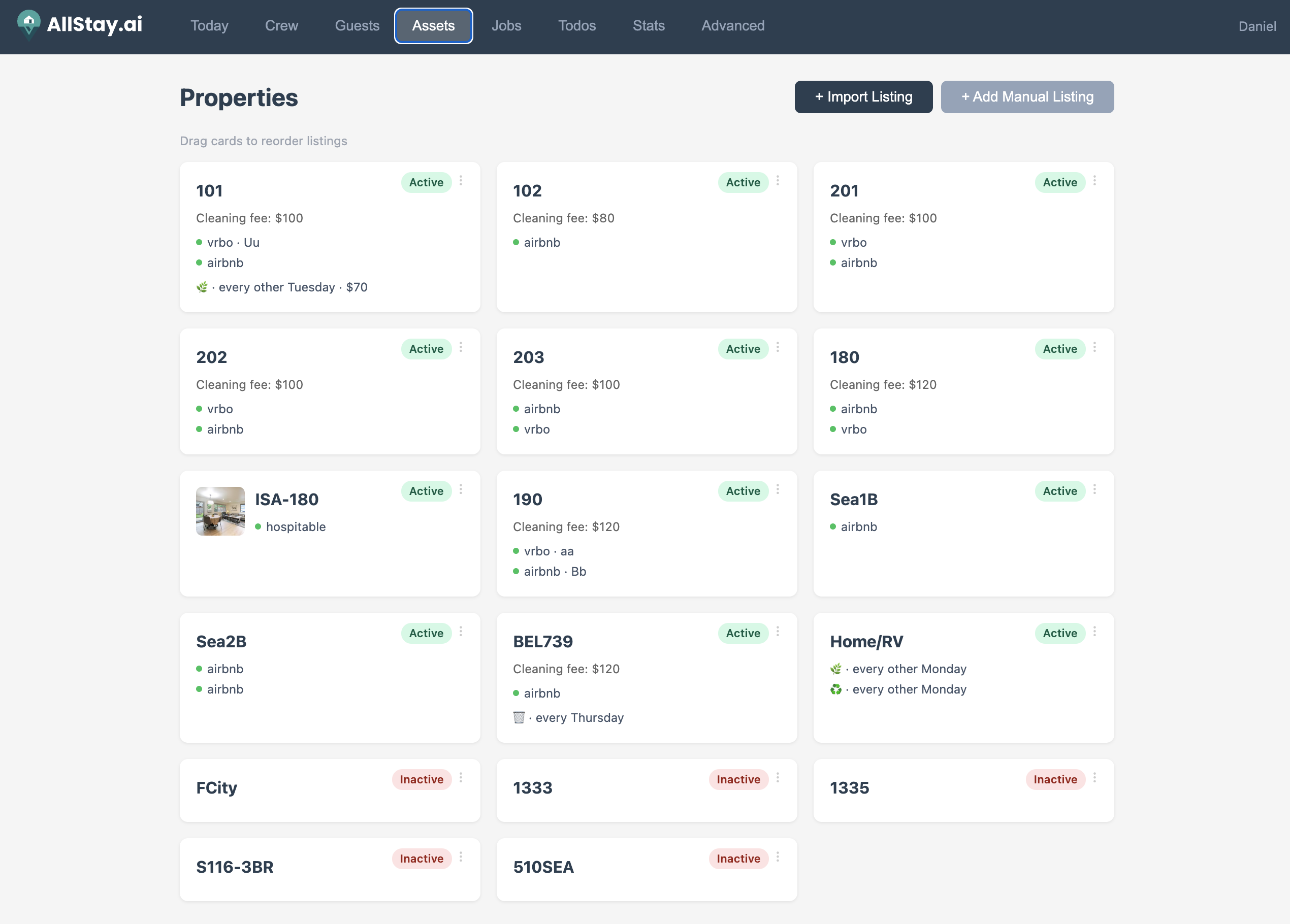 Property management grid