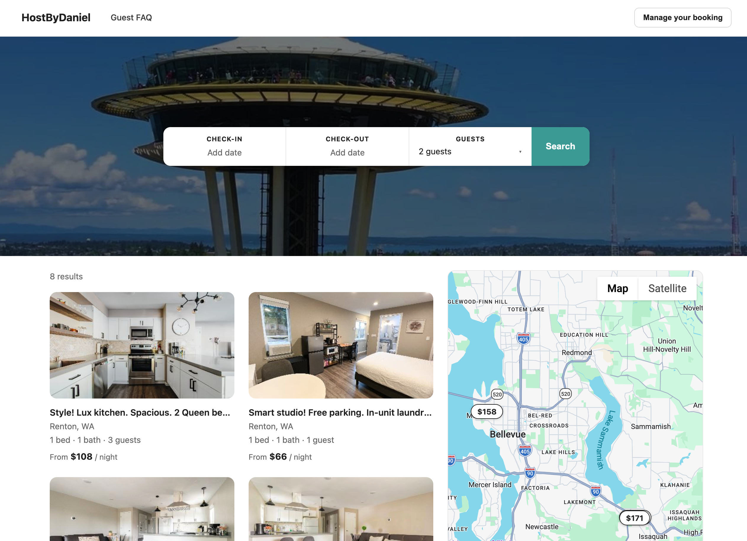 Preview your direct booking site before sharing